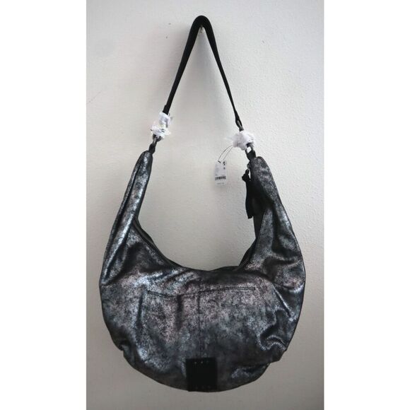 We The Free x Free People OB1676413 Black Metallic Sparta Sling Bag - Picture 6 of 16